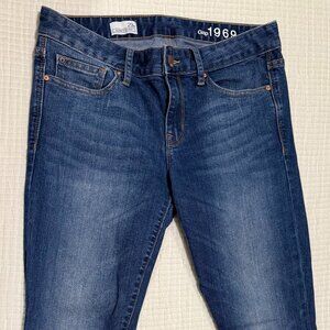 Gap 1969 Always Skinny Jeans Medium Indigo Wash Size 29 Shorthese Gap 1969 Alway